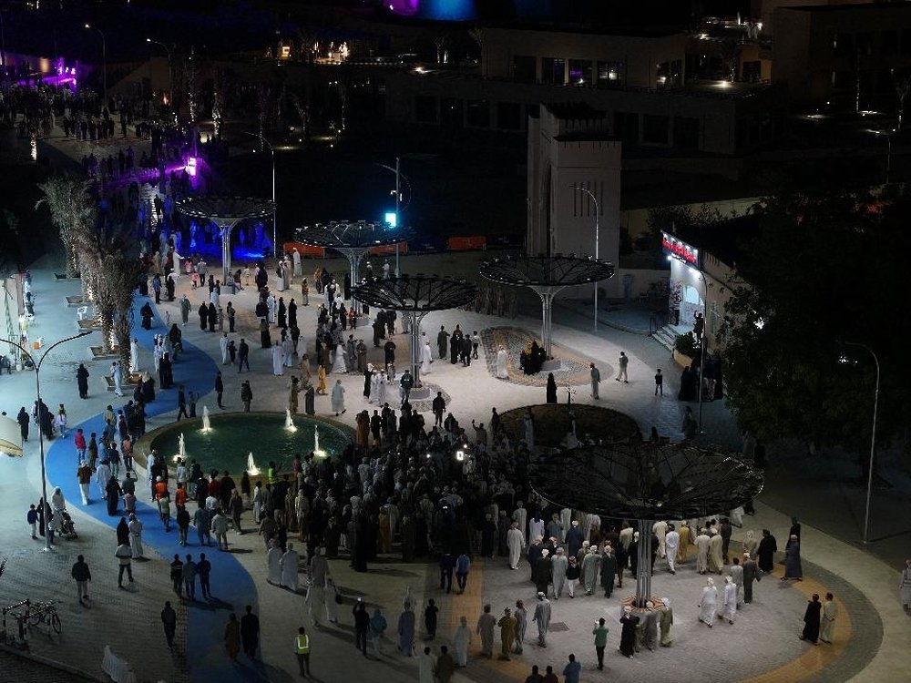 افتتاح مشروع واحة البريمي – مركز المدينة بمحافظة البريمي