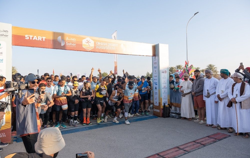 انطلاق ماراثون عُمان الصحراوي بولاية بدية